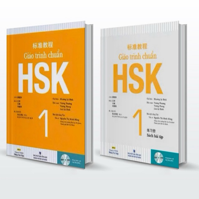 Sách Giáo Trình Chuẩn HSK 1 - Sách Giáo Khoa Và Bài Tập (Bộ 2 Cuốn) - (Bản đen trắng)