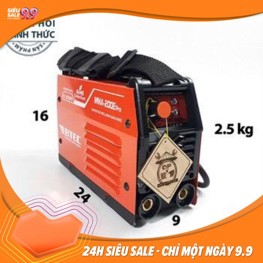 Máy hàn que điện tử mini Btec MMA 200E Pro