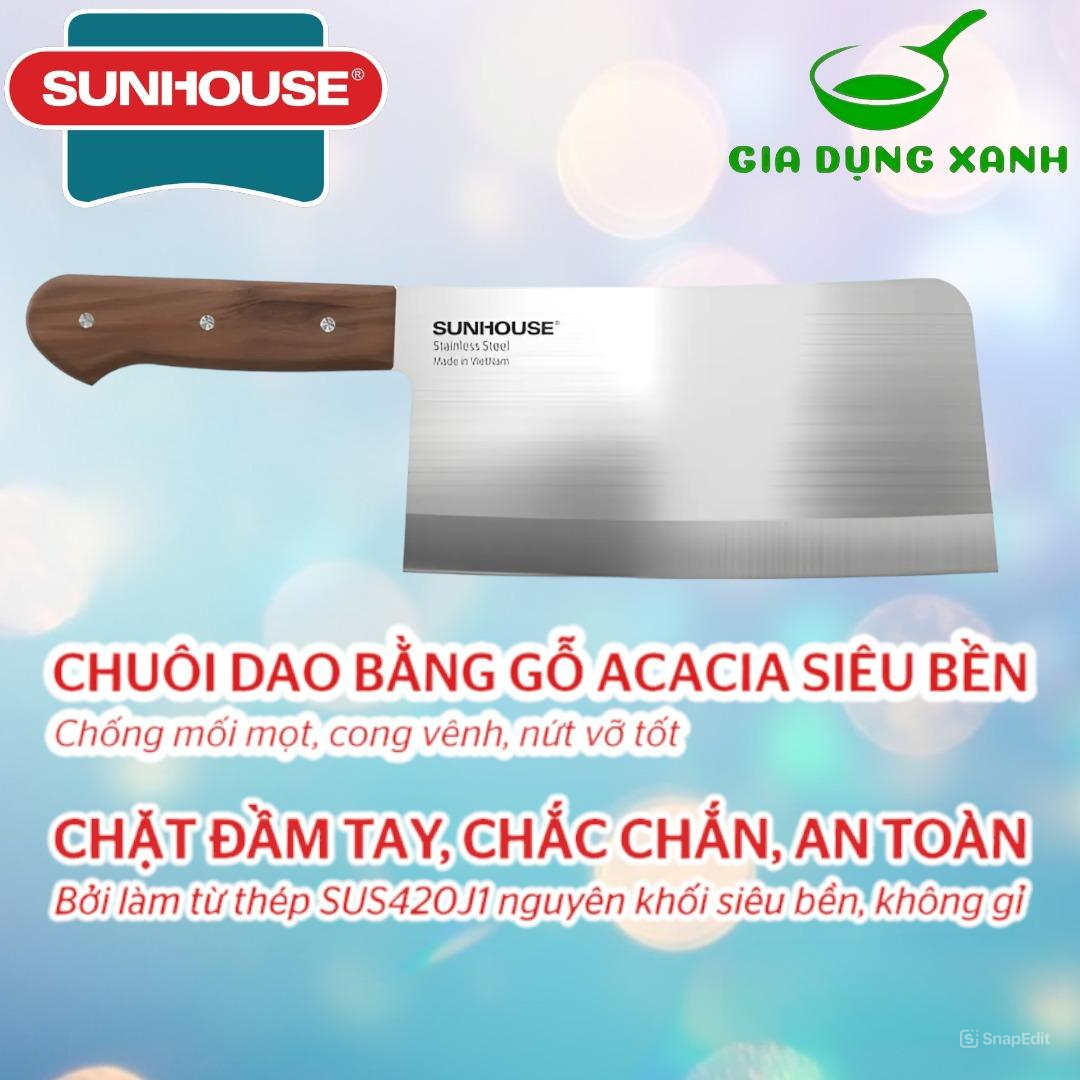 Dao chặt xương thép nguyên khối Sunhouse KS-KN200CS