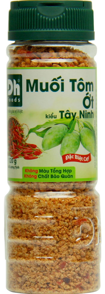 [HCM]Muối tôm ớt Tây Ninh 120g Dh foods
