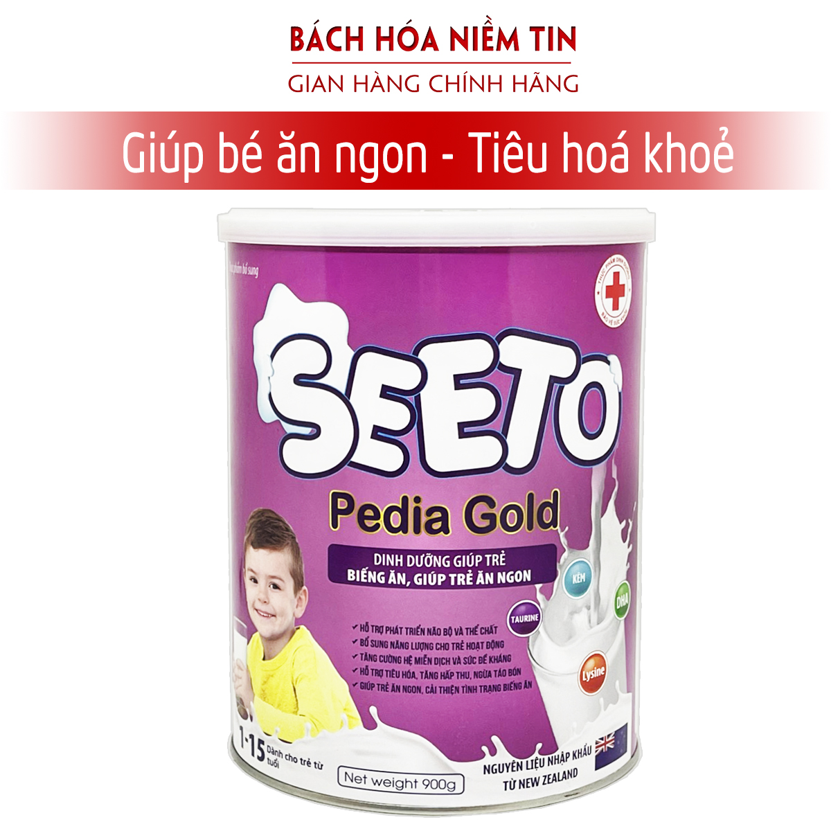 Sữa non SEETO Pedia Gold giúp bé ăn ngon, ngủ ngon, tăng sức khỏe, sức đề kháng - hàng chính hãng