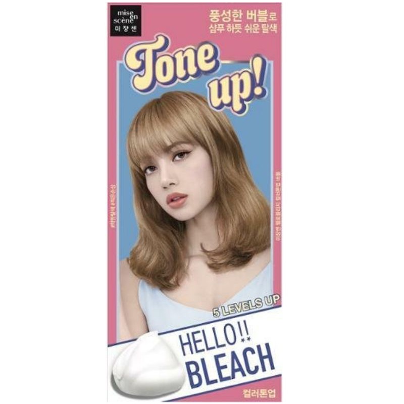 THUỐC TẨY TÓC HELLO BUBBLE TONE UP DẠNG BỌT BIỂN MISE EN SCENE