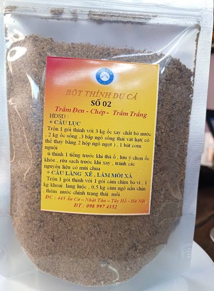 Thính dụ cá trắm đen - chép - trắm trắng nguyên liệu ngũ cốc dùng trong câu lục