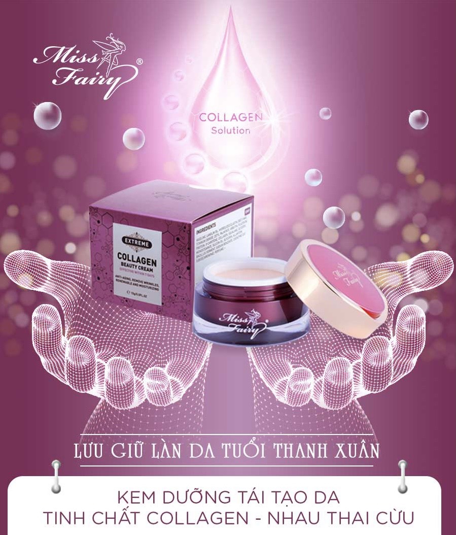 Kem dưỡng tái tạo da Collagen Nhau thai Cừu Miss Fairy