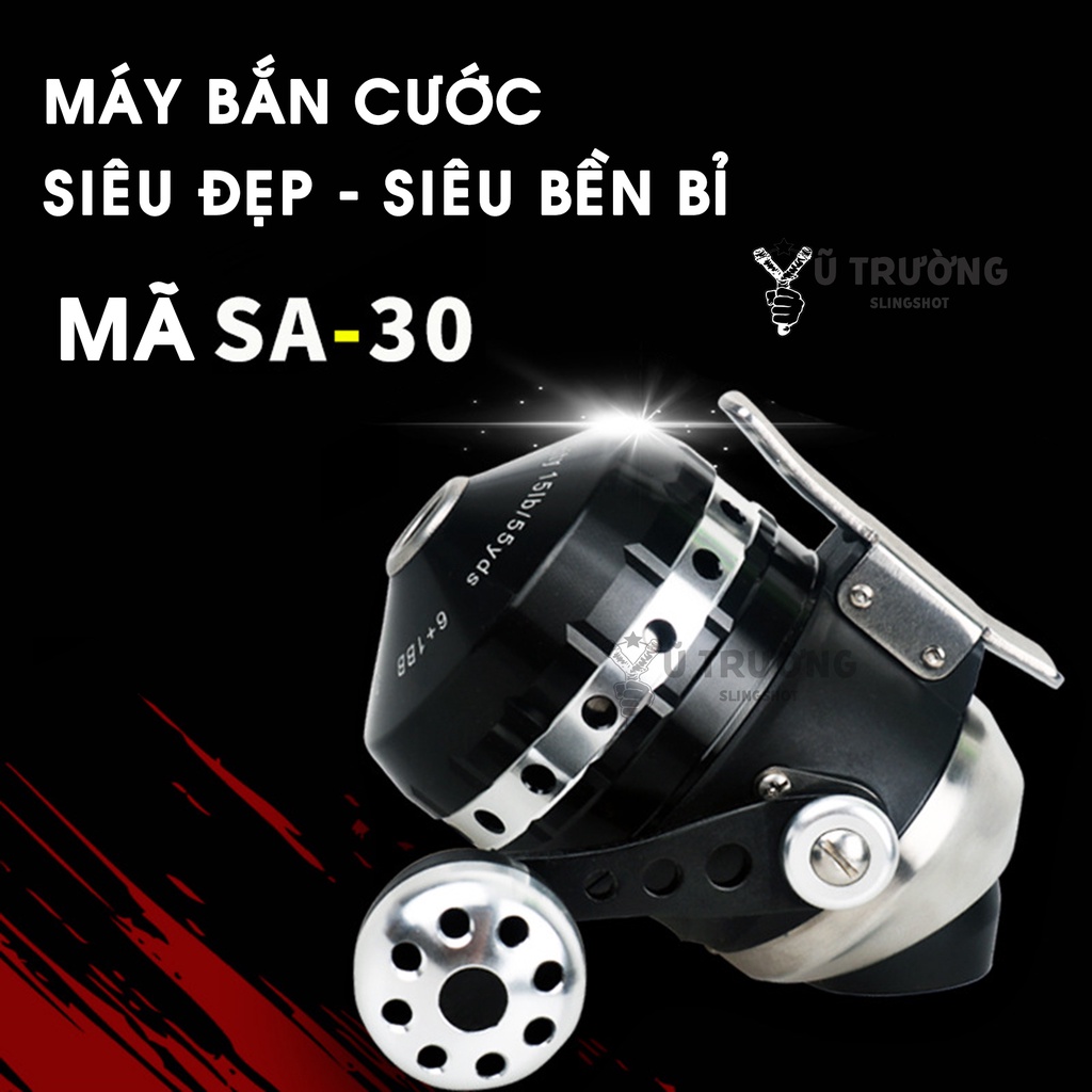 Máy thu cước câu cá - bắn cá cao cấp bằng kim loại siêu bền, siêu xịn, mẫu mới giúp bạn chơi thỏa thích, đi siêu xa - Máy thu cước SA30