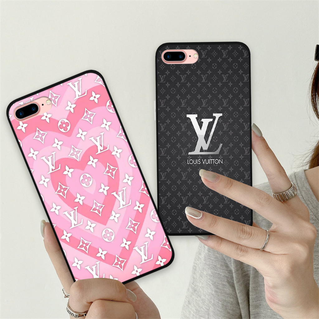 Ốp lưng iphone 7 plus/ 8 plus hình LV thời trang cao cấp