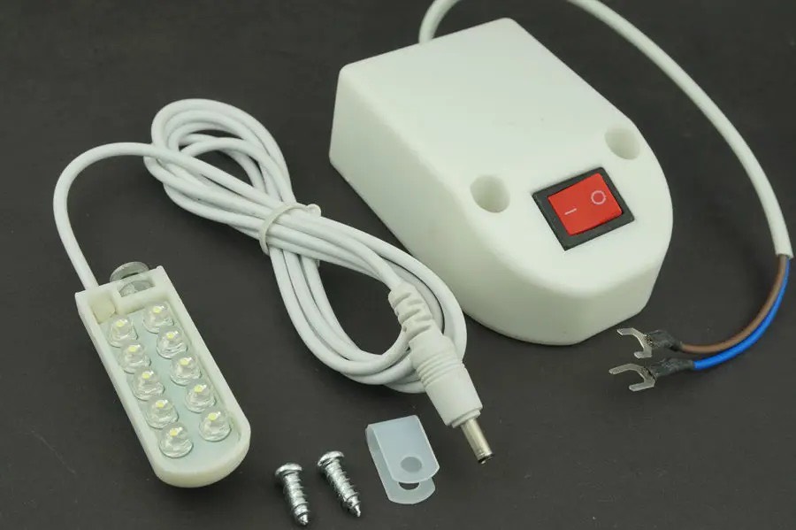 Bộ đèn led ngón 10 bóng dùng cho máy may 1 kim công nghiệp