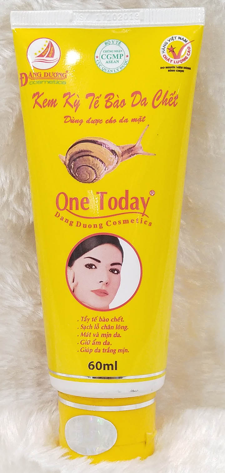 Kem kỳ tế bào da chết tẩy da chết One Today 60ml