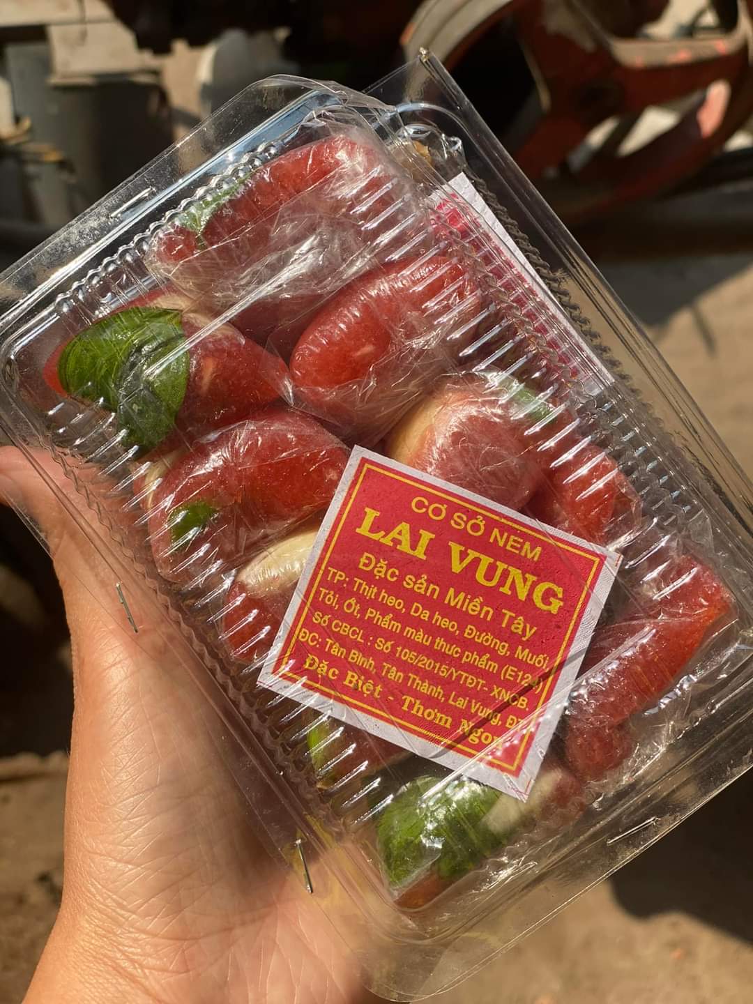 5 hộp nem chua đặc sản Lai Vung Đồng Tháp siêu ngon