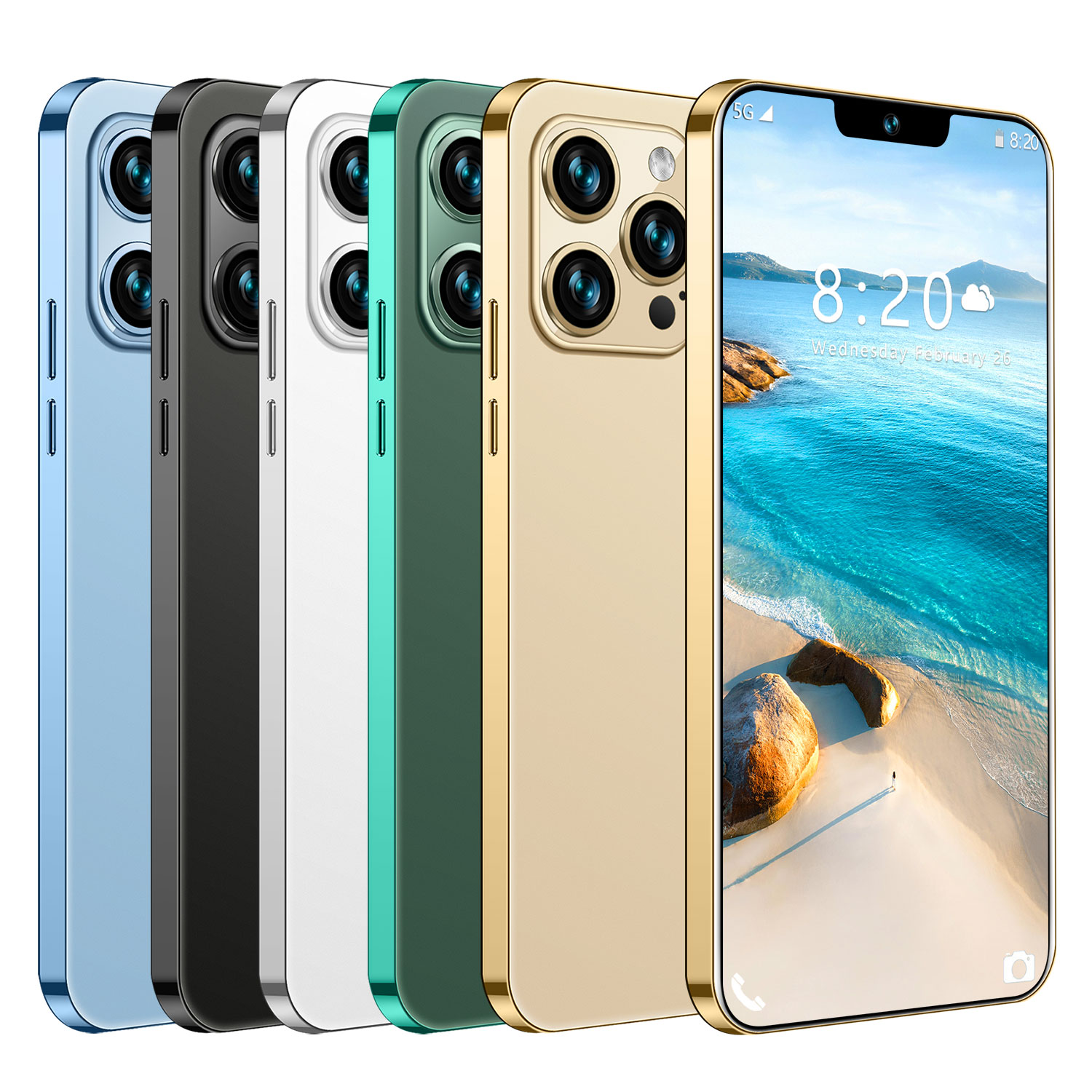 Dien thoai giá rẻ i13 Pro Max điênk thoại giá rẻ Mạng 4G điện thoại Android Điện thoại phổ thông CPU Siêu đt giá rẻ cho học sinh