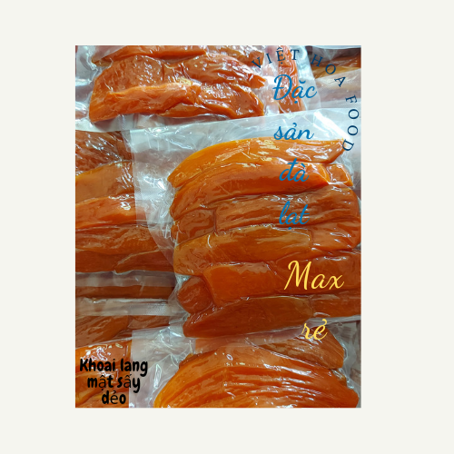 khoai lang mật sấy lát dẻo Đà Lạt- Quy cách đói gói 250 gr