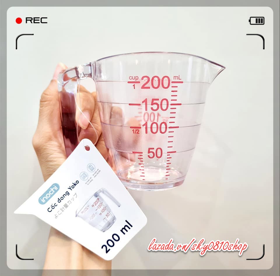 Cốc đong nước chia vạch Inochi - 200ml-500ml