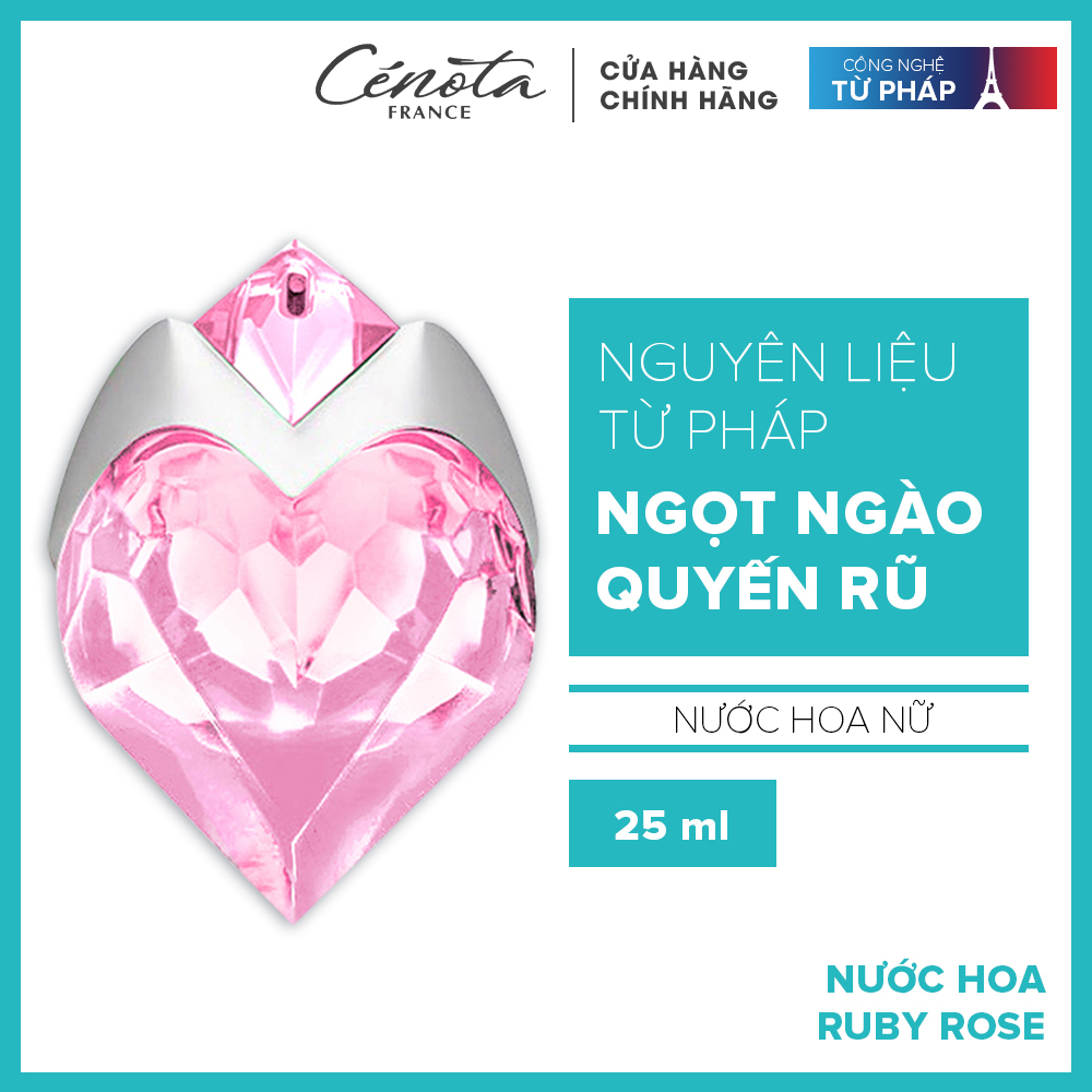 Nước hoa nữ Cénota Ruby Rose 25ml