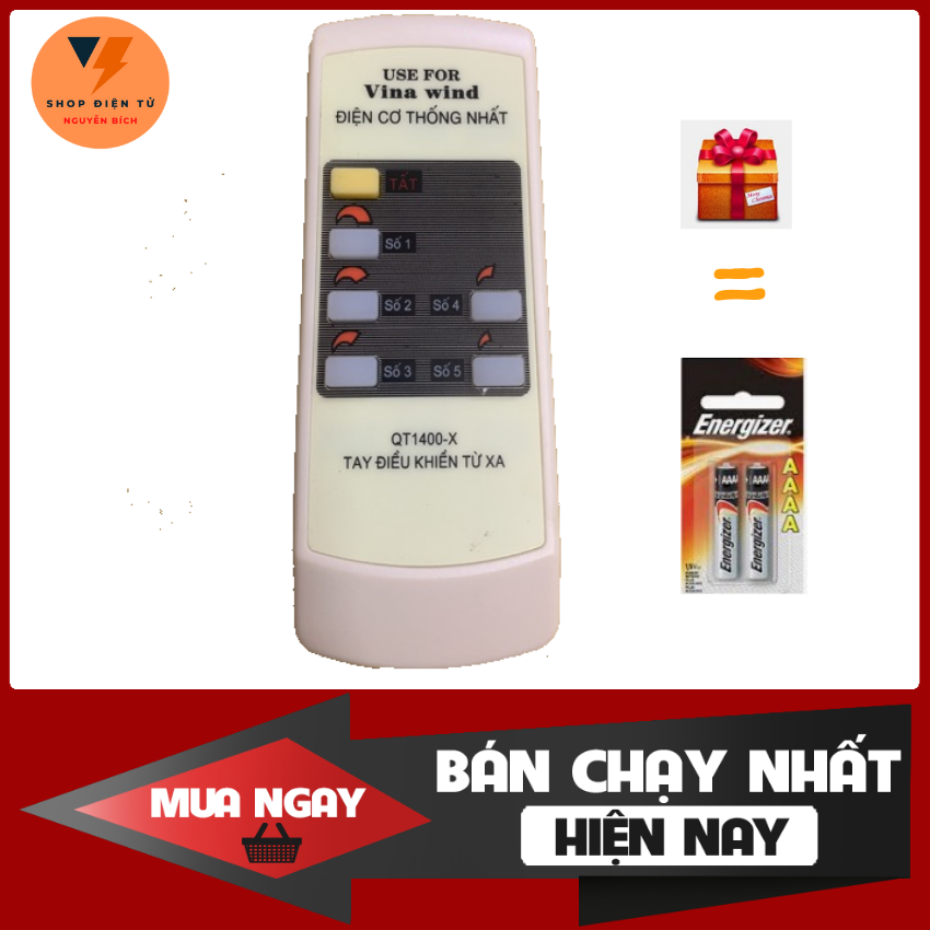 Điều khiển quạt trần VinaWind - Loại Tốt