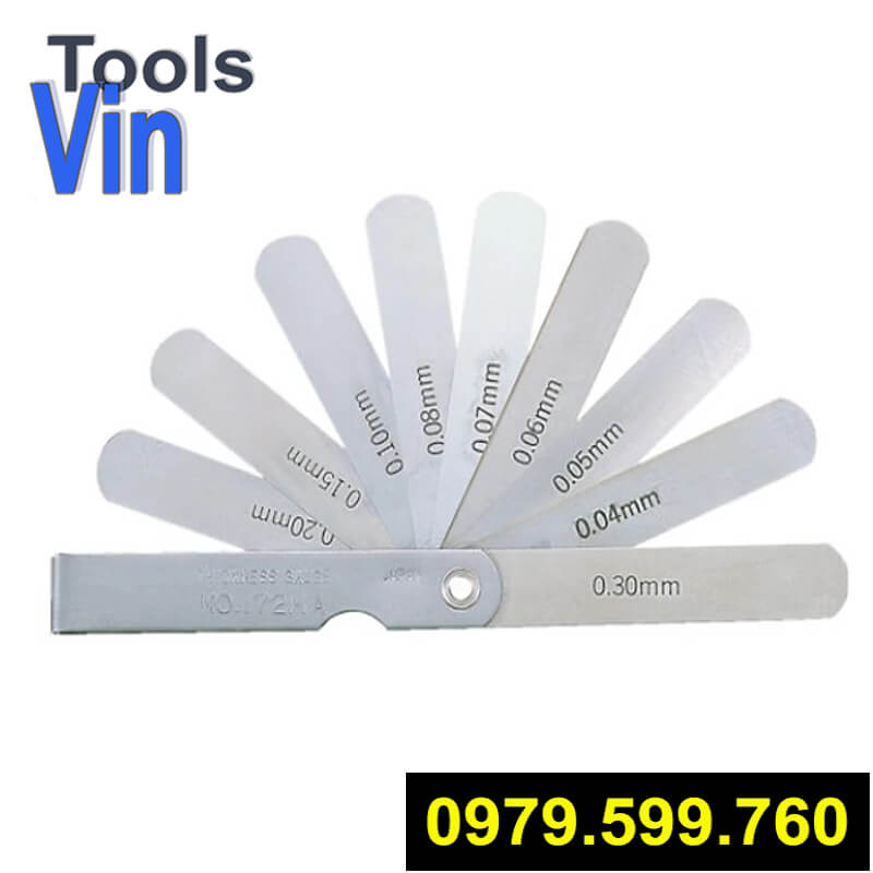 Thước lá chỉnh cò xupap, Thước lá căn chỉnh khe hở xupap
