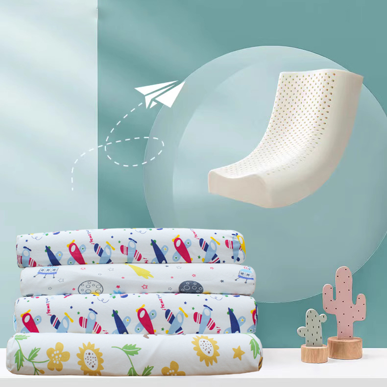 Gối cao su non tự nhiên trẻ em cao cấp Kagoo nhiều hình dáng Dứa xanh, Khủng long, Dâu tây, Máy bay, Dứa hồng, Ô tô