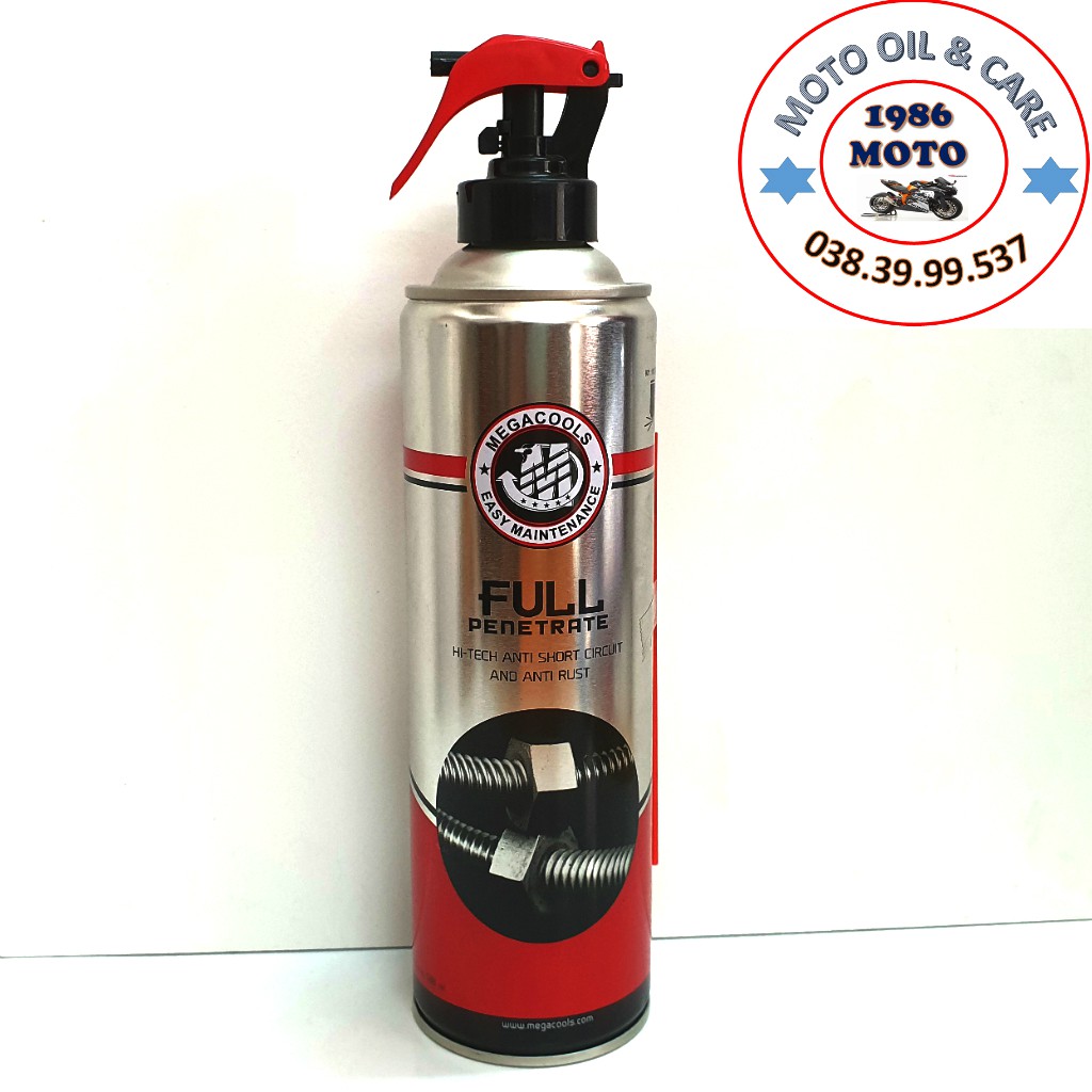 [HCM]Rửa sên chống rỉ sét MEGACOOLS FULL PENETRATE 500ml cam kết sản phẩm đúng mô tả đảm bảo chất lượng cung cấp các sản phẩm đang được săn đón trên thị trường hiện nay