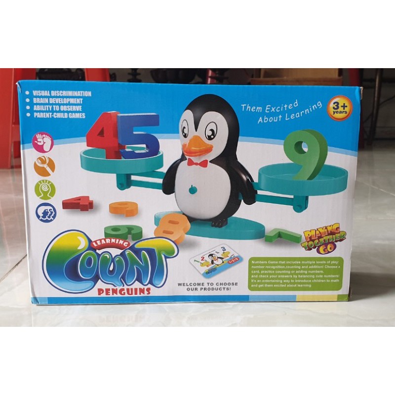 Bộ Đồ chơi toán học cân chim cánh cụt Count Penguins HTZG987