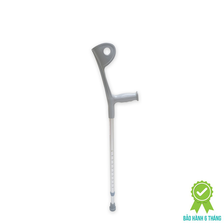 [1 chiếc] Nạng khuỷu tay cao cấp LUCASS C37 - Hỗ trợ đi lại cho người già, người khuyết tật, người phục hồi chức năng - Nạng nhôm hợp kim cao cấp - Đầu chống bằng cao su tránh trơn trượt - HÀNG CHÍNH HÃNG - BẢO HÀNH 3 THÁNG