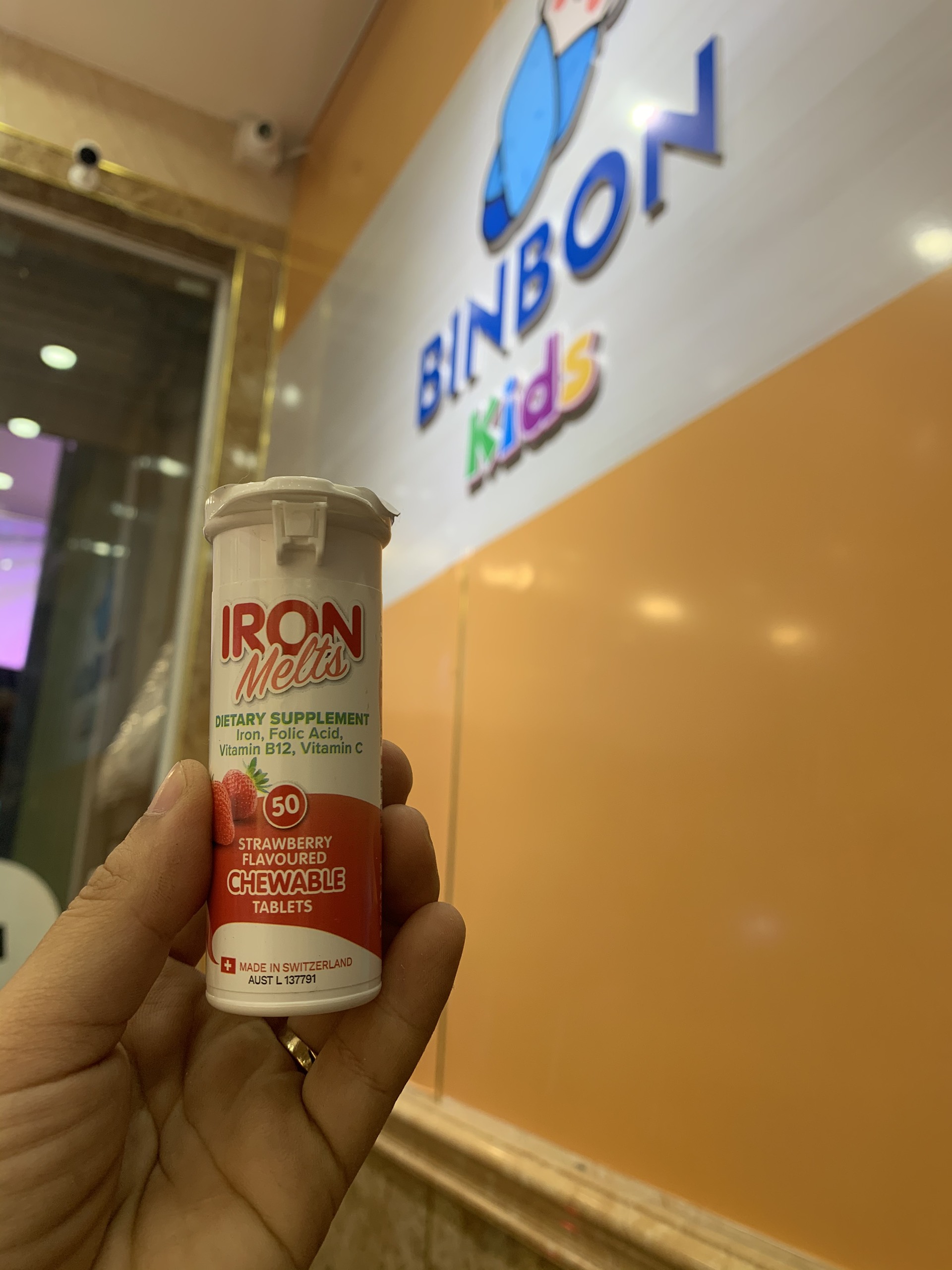 Viên Sắt ngậm bổ máu Iron Melts 50 viên