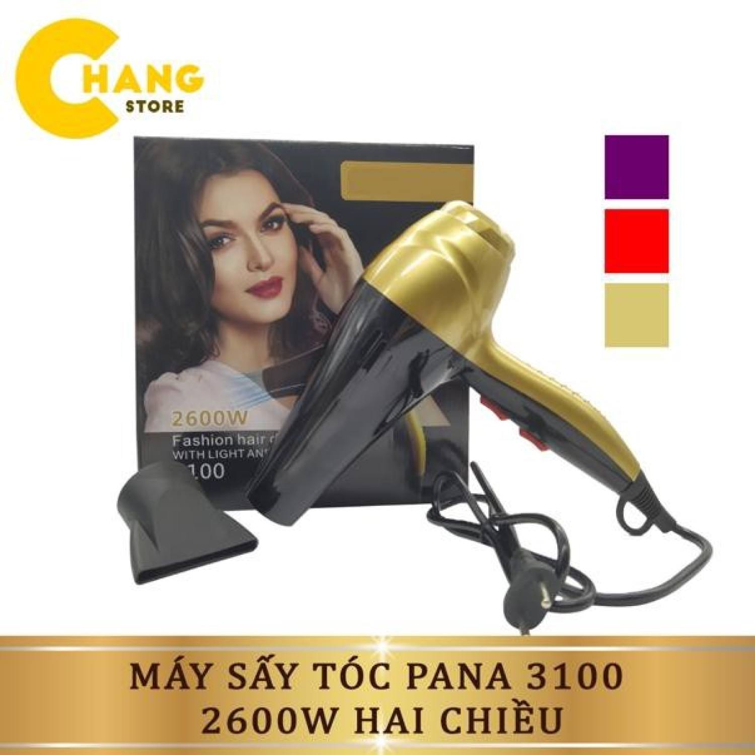 Máy sấy tóc 2 chiều nóng lạnh công suất lớn model 3100