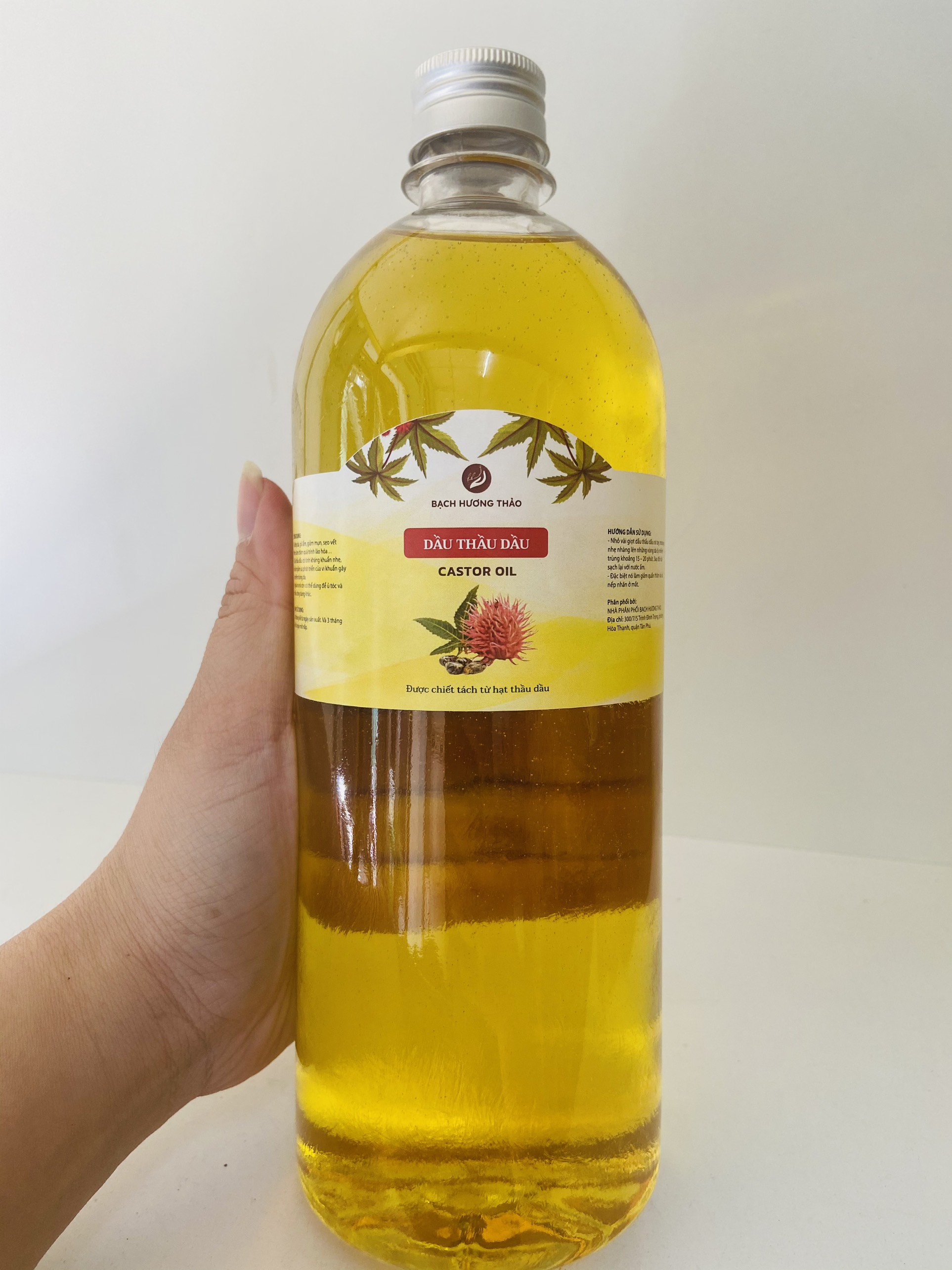 Dầu thầu dầu nguyên chất/bạch hương vân thảo