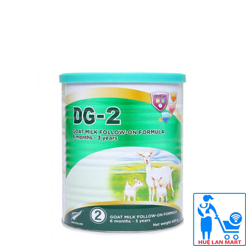 Sữa Bột DG-2 Goat Milk Follow - On Formula Hộp 400g Dành cho trẻ từ 6 36