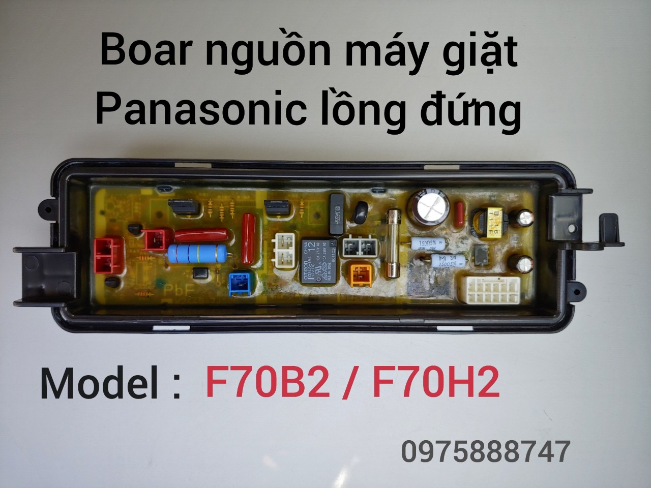 boar nguồn máy giặt Panassonic NA - F70B2 / F70H2 ( Tháo máy )
