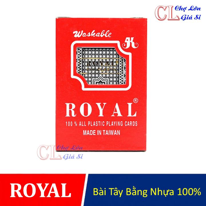Bài tây nhựa đài loan royal dòng cao cấp 100% plastic loại đặc biệt bền, đẹp, chống thấm nước