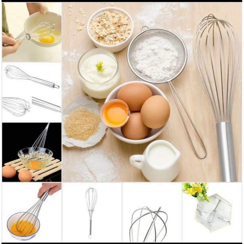 Dụng cụ đánh trứng, khuấy bột inox