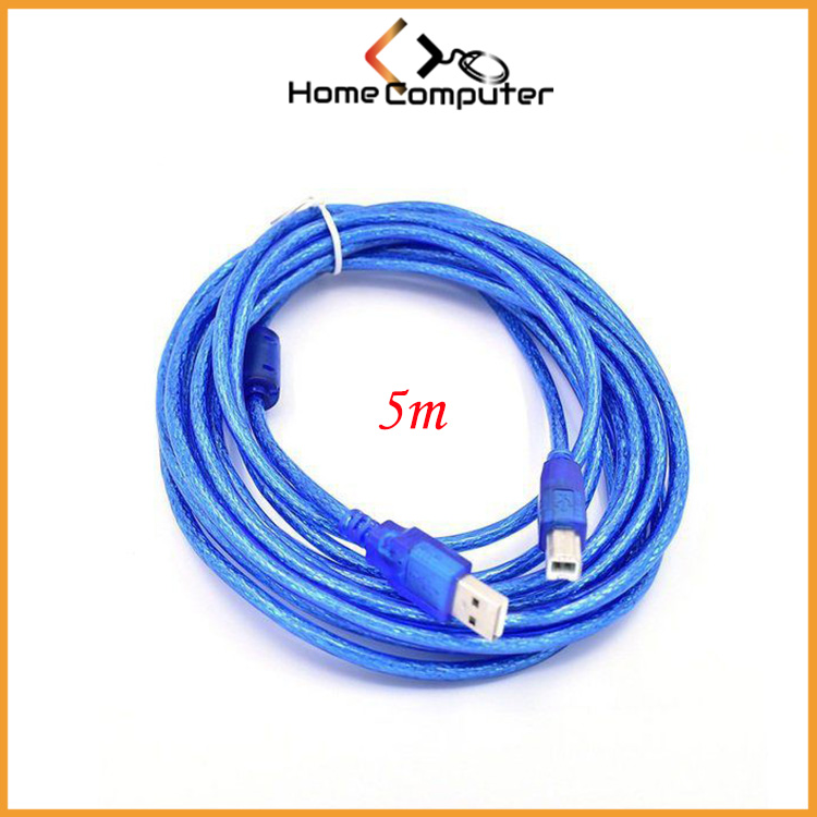 Dây cáp máy in 1.5m, 3m, 5m màu xanh chuẩn 2.0 hàng chất lượng