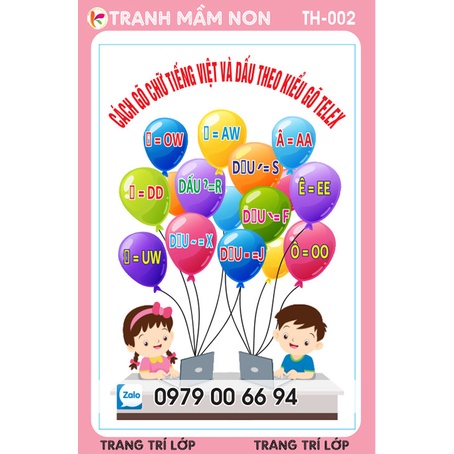 DECAL TRANG TRÍ LỚP - PHÒNG TIN HỌC TH-002