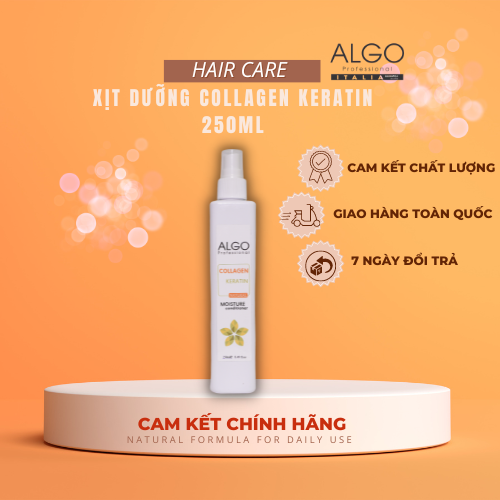 Sữa dưỡng phục hồi tóc keratin collagen algo dung tích 250ml
