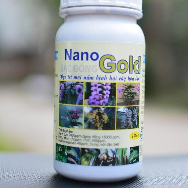 NANO BẠC ĐỒNG (Nano bạc 2000ppm, nano đồng 15000ppm, nano kẽm 150ppm, PVC 400ppm) dành cho hoa và cây cảnh