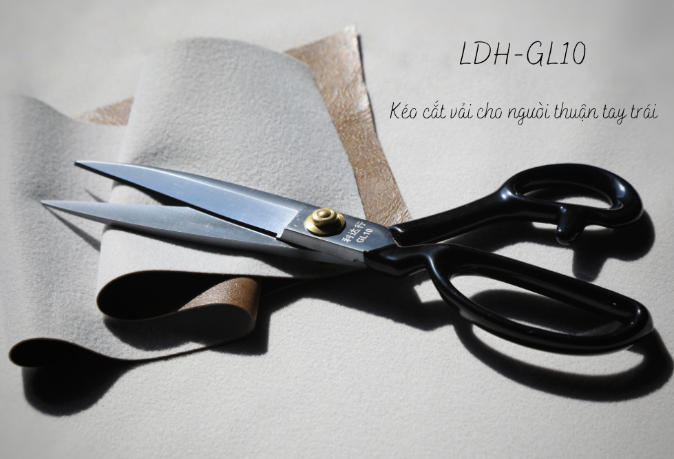 Kéo cắt vải dành cho người thuận tay trái sắc bén không gỉ ldh-gl10