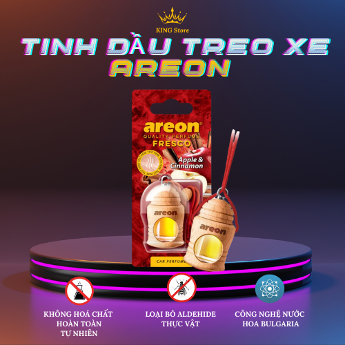 Tinh dầu AREON - Tinh dầu treo xe ô tô AREON chính hãng giúp khử mùi oto