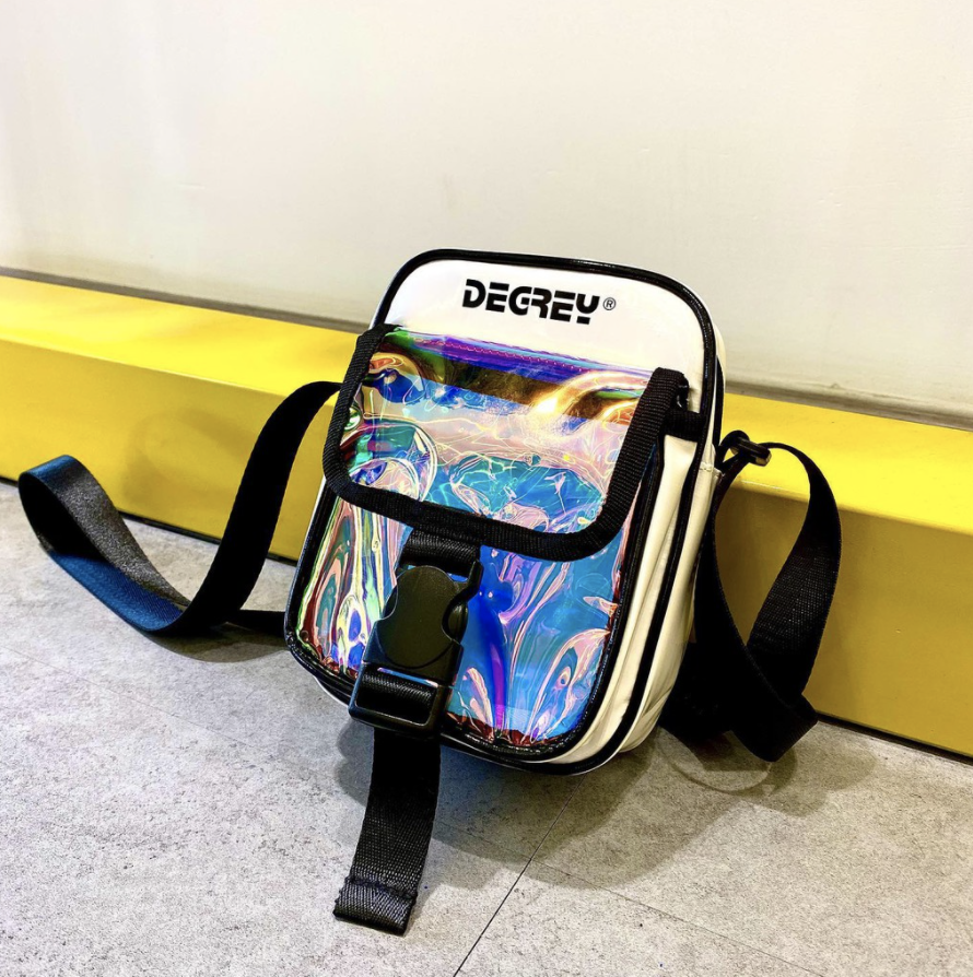 Túi đeo chéo unisex Degrey phản quang 7 màu hàng cao cấp kèm clip sản phẩm thật
