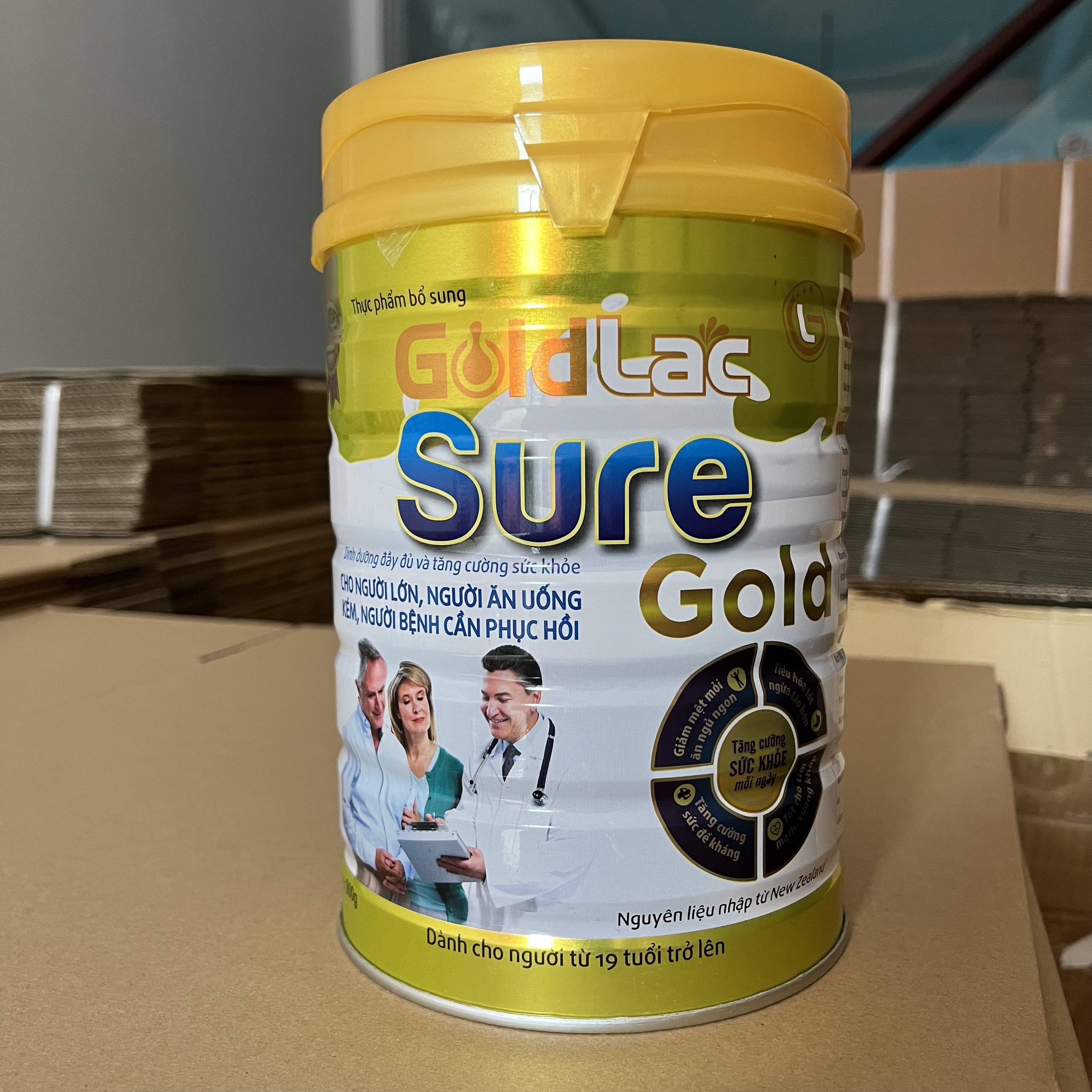 Sữa Sure Gold 900g phục hồi sức khỏe cho người già, người sau ốm, ăn uống kém - Sữa dinh dưỡng phục 