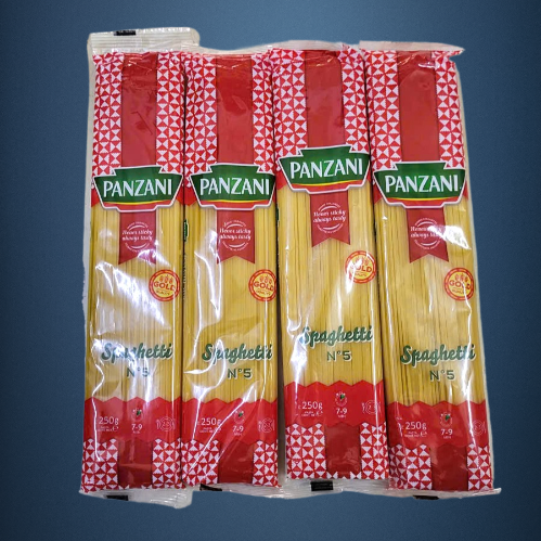 SET 4 gói x 250gr - MÌ Ý SỐ 5 PANZANI No 5 Spaghetti Pasta