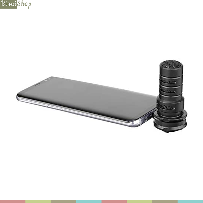 Boya by-dm100 - micro usb type-c cho smartphone android, micro dạng shotgun, hướng thu định hướng, thu âm stereo