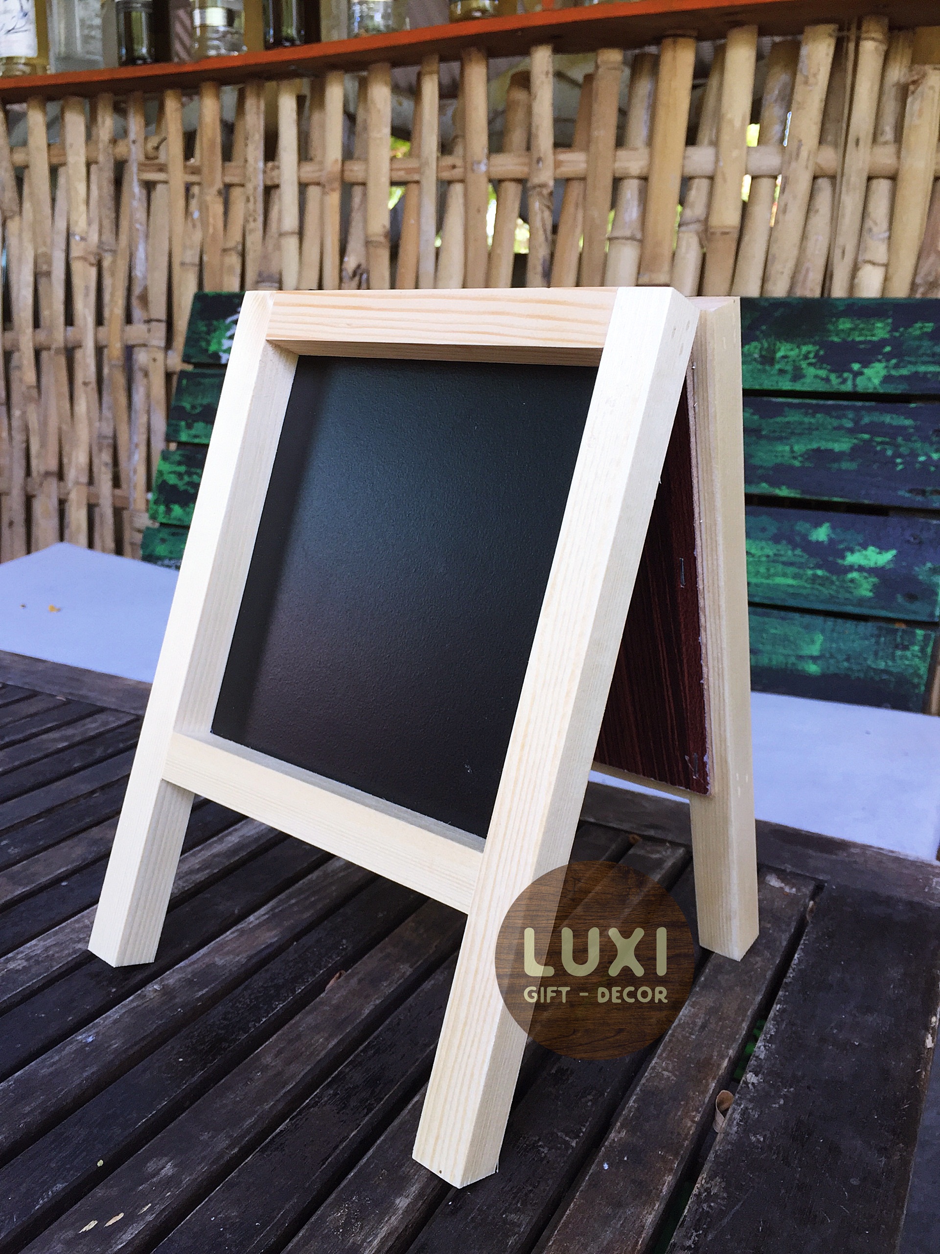 Bảng viết phấn 2 mặt mini để bàn