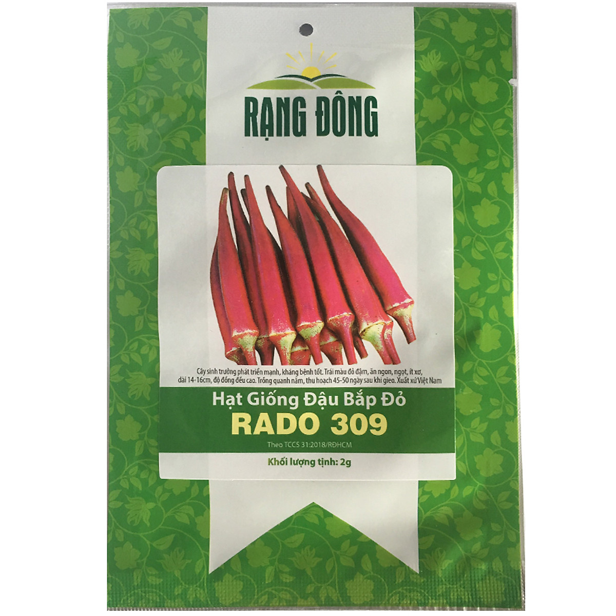 Hạt giống đậu bắp đỏ Rado 309