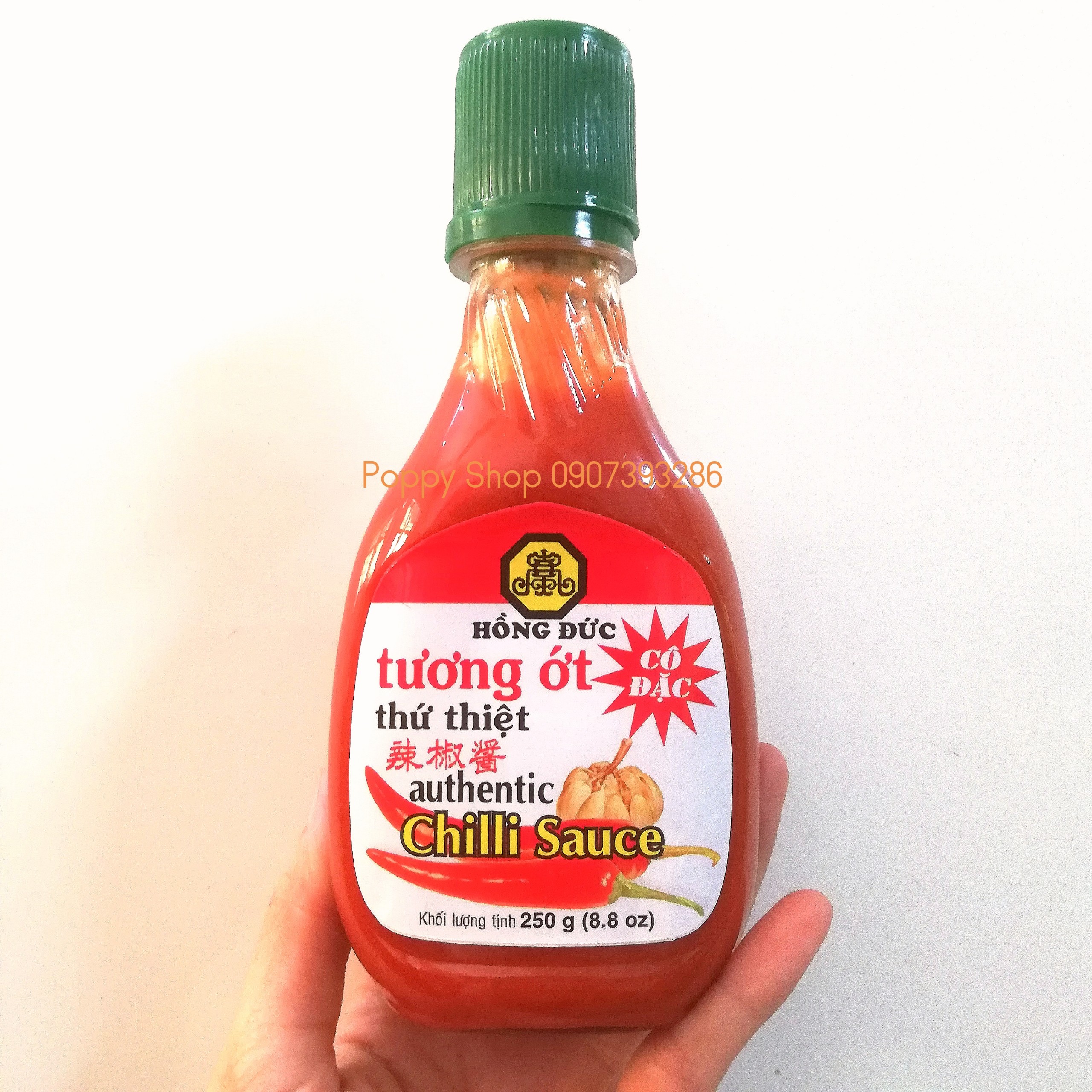 [HCM]Tương Ớt Hồng Đức (Cay Gấp 3 Loại Thường) Chai 250 Gram Hong Duc Chilli Sauce