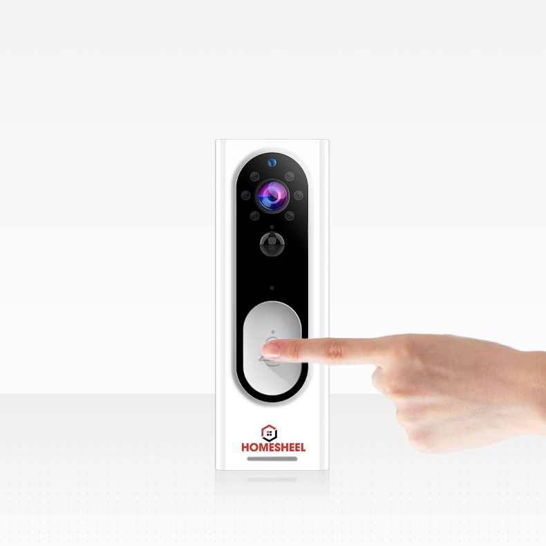Chuông cửa Camera Smart Homesheel Doorbell M13 - Màu trắng