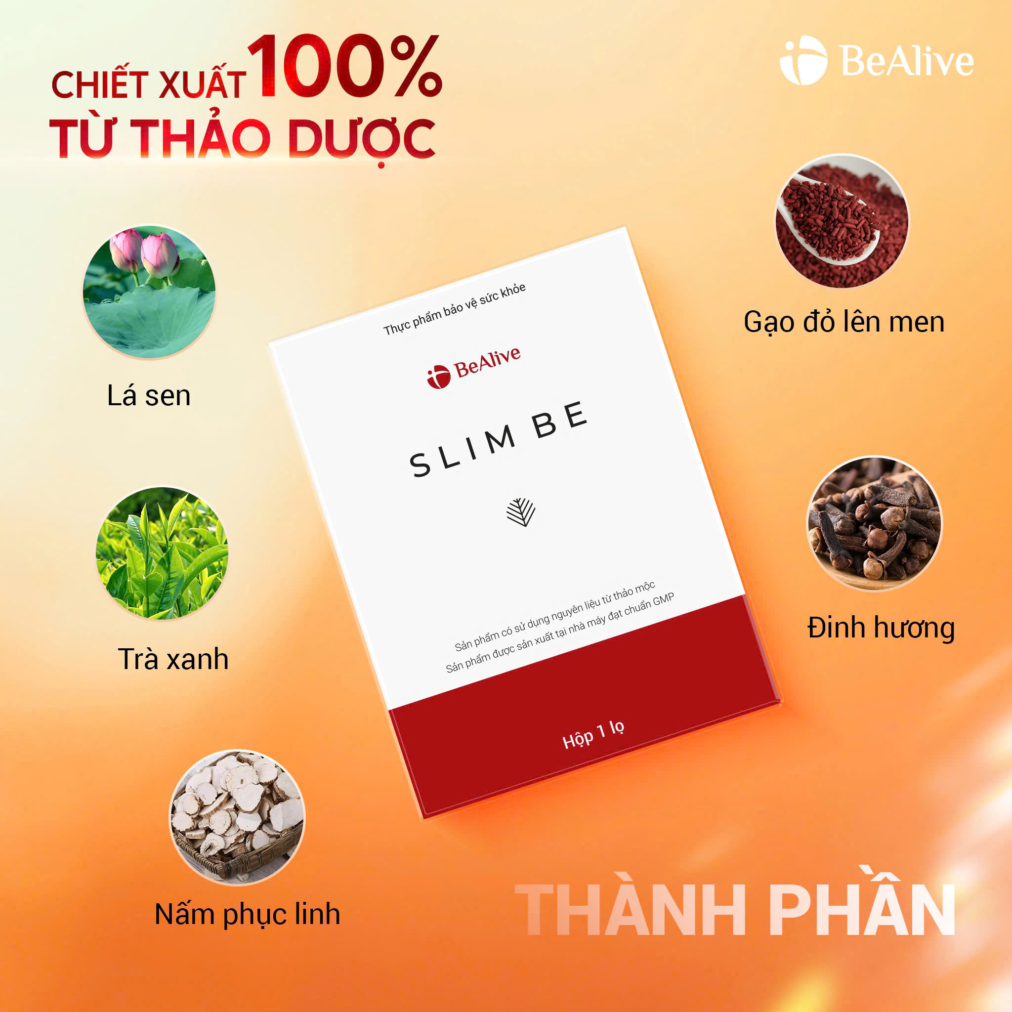 Giảm cân slim be mẫu mới, cường anh mẫu mới