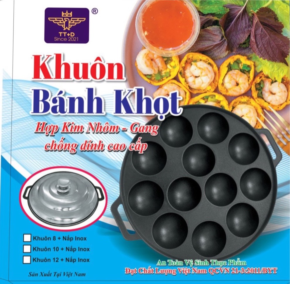 Khuôn bánh khọt giảm giá đặc biệt tri ân khách hàng nhân dịp cuối năm