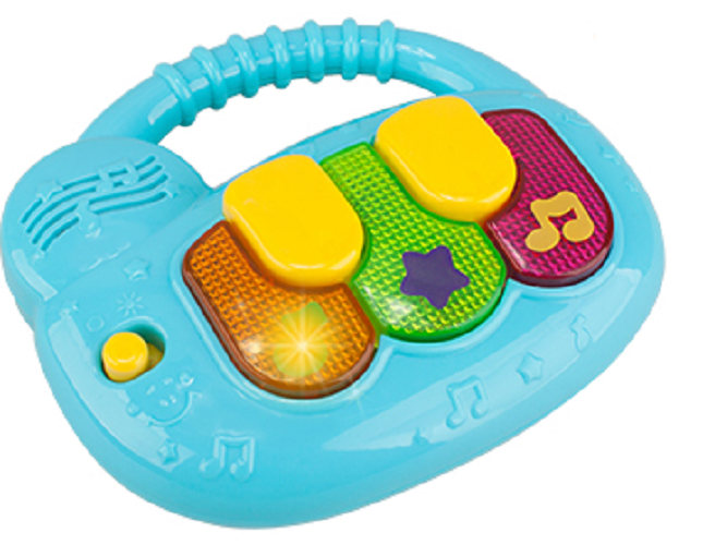 Đàn đồ chơi nhạc cụ đàn piano mini cầm tay Winfun 0640 - cho bé từ 6 tháng tới 2 tuổi
