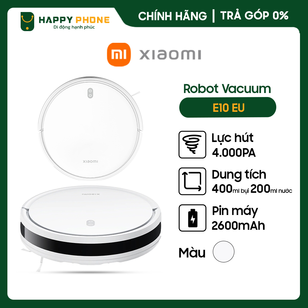 Robot hút bụi xiaomi vacuum e10 eu
