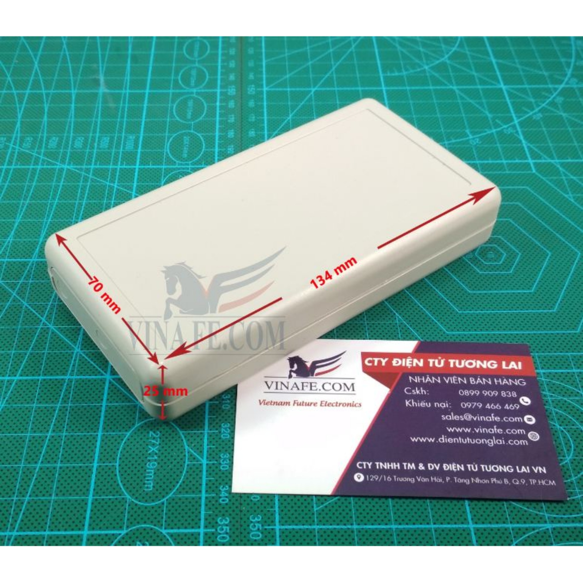 Hộp nhựa 134x70x25mm