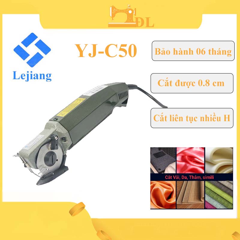 Máy cắt vải cầm tay mini YJ-50 cắt được 0.8 cm vải bảo hành 06 tháng